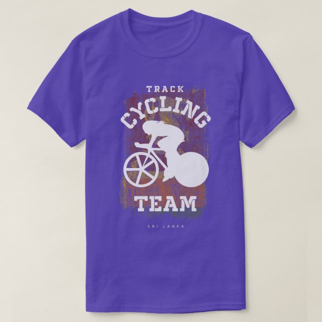 Womens Track Cycling Sri Lanka Road Bike Speed Cyc T-Shirt (Design Front)
