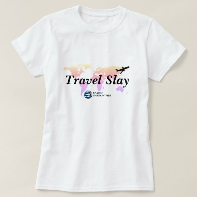 Women's Travel Slay T-Shirt (Design Front)
