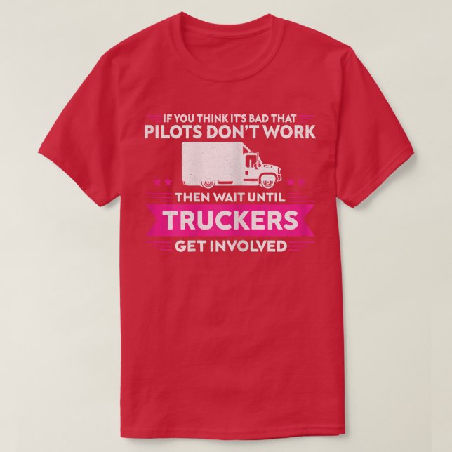 Womens Trucking Country Trucker Diesel Freight Tru T-Shirt (Design Front)