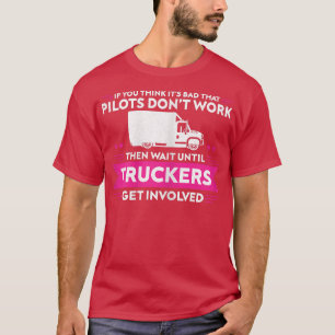 Womens Trucking Country Trucker Diesel Freight Tru T-Shirt