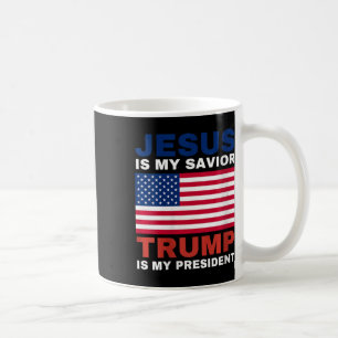 Womens Trump 2020 Gifts Jesus Is My Saviour Trump  Coffee Mug