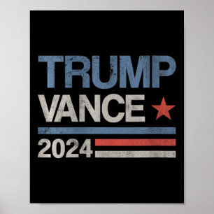 Womens Trump Vance 2024 President Trump Supporter  Poster