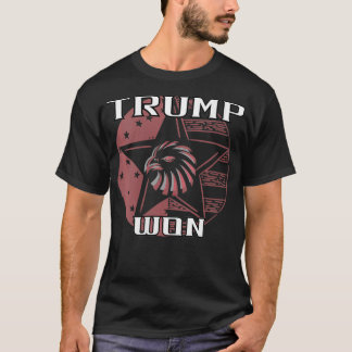 Womens Trump Won VNeck  T-Shirt