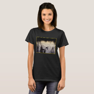 Women's Trumpeter Swans at Dusk T-Shirt