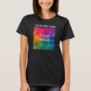 Womens Tshirts Elegant Template Your Text Photo