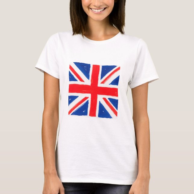 Women's union jack t shirt (Front)