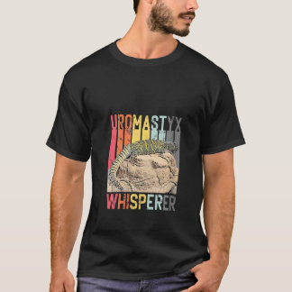 Womens Uromastyx Whisperer Agama Desert Lizard V-N T-Shirt