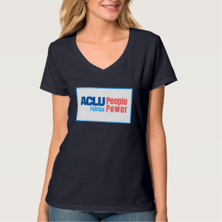 Women's V-Neck - ACLU PeoplePower Fairfax T-Shirt