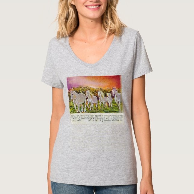 Women's V-neck T-Shirt (Front)