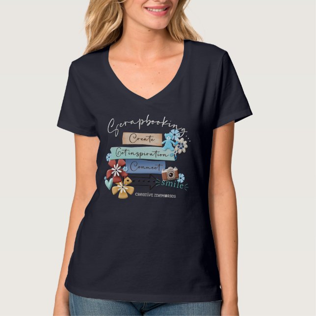Womens V-Neck T-Shirt (Front)