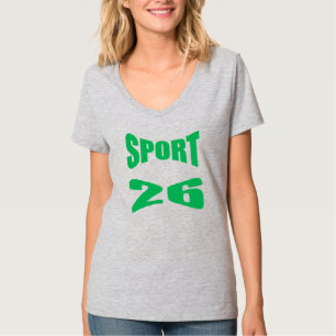 Women's V-Neck T-Shirt SPORT 26