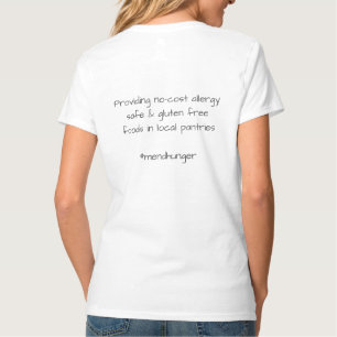 Women's V-Neck (w/writing on back) T-Shirt