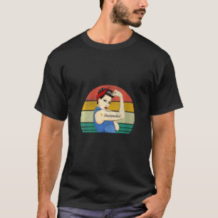 Womens Vaccinated Retro Tee Believes In Vaccines I
