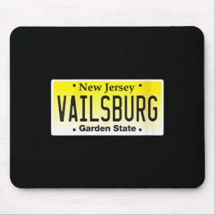 Womens Vailsburg Newark Nj City New Jersey License Mouse Mat