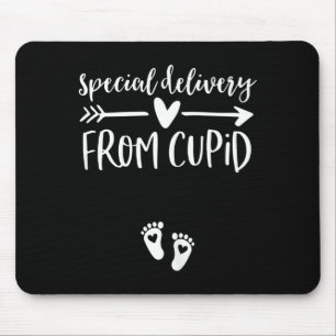 Womens Valentines Day Couples Pregnancy Announceme Mouse Mat