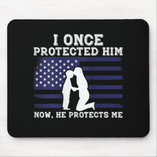 Womens Veterans Day American Flag Army Proud Milit Mouse Mat