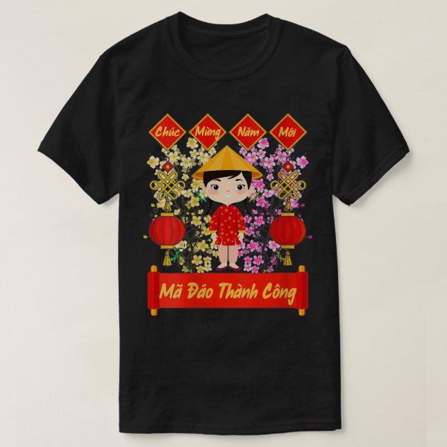 Womens Vietnamese New Year Decorations  Tet 2022 C T-Shirt (Design Front)