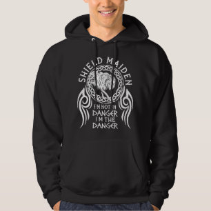 Womens vikings viking fenrir shieldmaiden Lagertha Hoodie