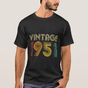 Women's Vintage 1951 75th Birthday 75 Years Old Re T-Shirt