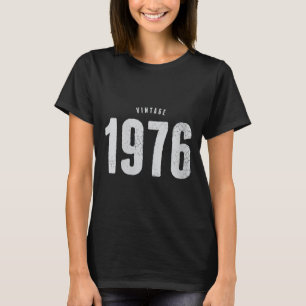 Women's vintage 1976 classic retro 50th birthday T-Shirt