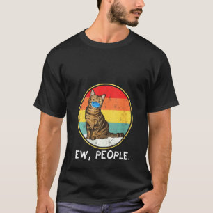 Womens Vintage American Shorthair Ew People Cat We T-Shirt