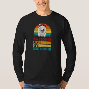 Womens Vintage Awesome Like My American Eskimo Mum T-Shirt
