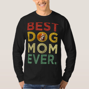 Womens Vintage Beagle Best Dog Mum Ever T-Shirt