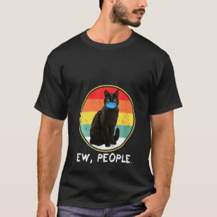 Womens Vintage Bombay Ew People Cat Wearing Face M T-Shirt