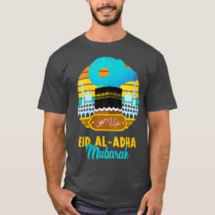 Womens Vintage Eid Al Adha Mubarak Kareem Funny Ha T-Shirt