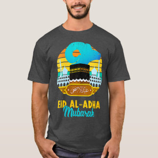 Womens Vintage Eid Al Adha Mubarak Kareem Funny Ha T-Shirt