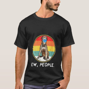 Womens Vintage Ew People Irish Wolfhound Dog Weari T-Shirt