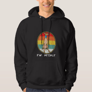 Womens Vintage Ew People Italian Greyhound Dog Wea Hoodie