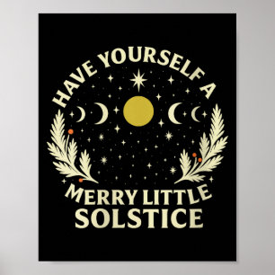 Womens Vintage Have Yourself A Merry Little-solsti Poster