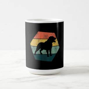 Womens Vintage Hexagon Rottweiler Gift Rottweiler Coffee Mug