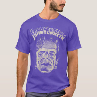 Womens Vintage Horror Movie Monster Halloween Fran T-Shirt