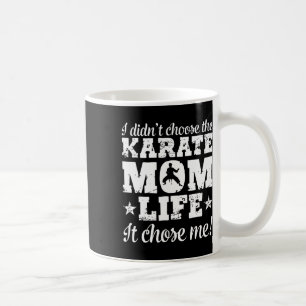 Womens Vintage I Didn't Choose The Karate Mum Life Coffee Mug
