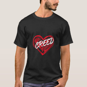 Womens Vintage I Heart CREED I Love CREED First Na T-Shirt