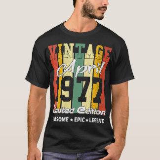 Womens Vintage Limited Edition Birthday Decoration T-Shirt