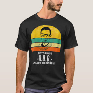 Womens Vintage Notorious RBG Ruth Bader Ginsburg P T-Shirt