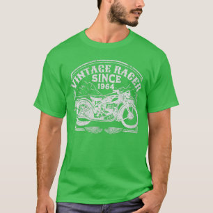 Womens Vintage Racer Since 1964 Retro Motorbike  M T-Shirt