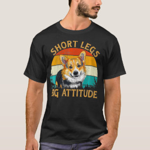 Womens Vintage Retro Style Pine Tree Short Legs Bi T-Shirt