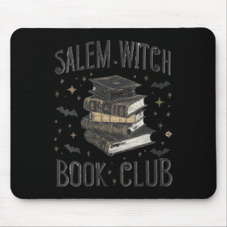 Womens Vintage Salem Book Club Black Cat Bookish Mouse Mat