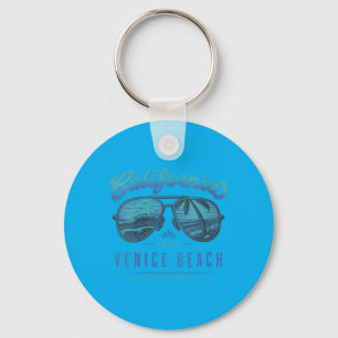Womens Vintage Venice Beach California Sungles Key Ring
