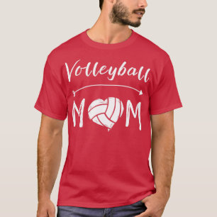 Womens Volleyball Gift Print Mothers Volleyball Te T-Shirt