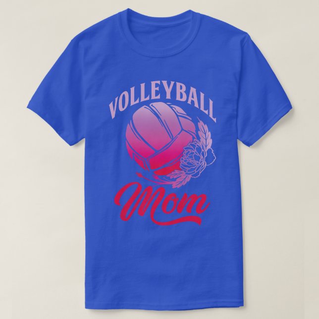 Womens Volleyball Mum Mother Beach Volleyball Play T-Shirt (Design Front)
