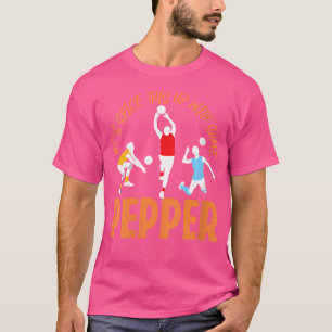 Womens Volleyball Player Team Let'S Spice This Up T-Shirt