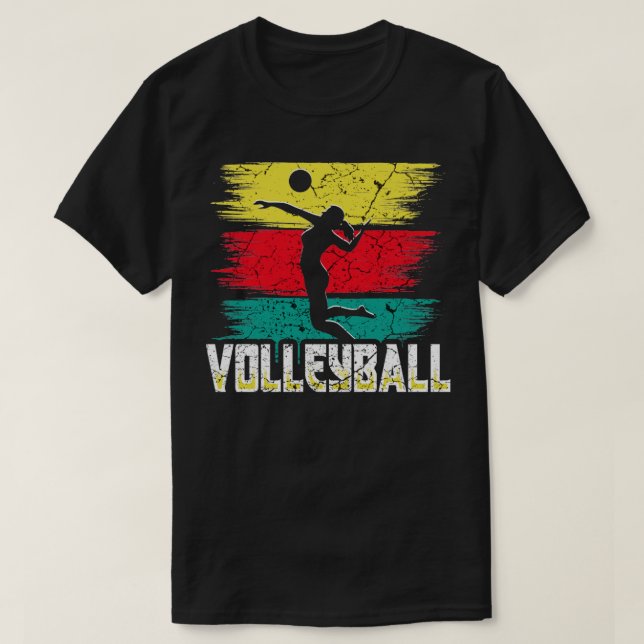 Womens Volleyball T-Shirt (Design Front)