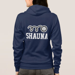 Women's volleyball team   player hoodies with name