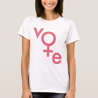 Womens Vote Gender Symbol T-Shirt