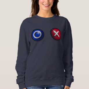 Women's Voting Buttons Sweatshirt